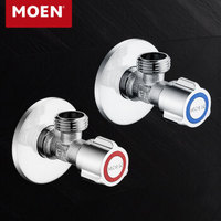 摩恩（MOEN）低铅冷热标角阀套装GN101330