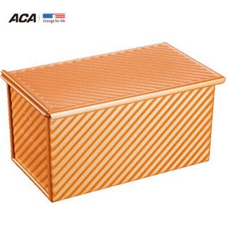 北美电器（ACA）电烤箱烘焙工具450G波纹大吐司盒重型碳钢材质不沾油模具ABT-BTS209