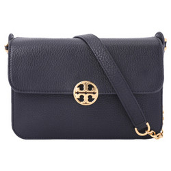 TORY BURCH  托里·伯奇 奢侈品 TB女包 黑色皮质单肩斜挎包 48731-001