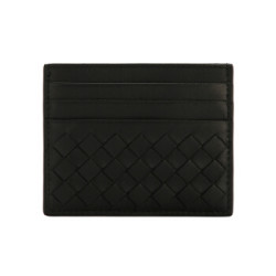 BOTTEGA VENETA 寶緹嘉 女士黑色羊皮編織卡包 162150 V001N 1000 *2件