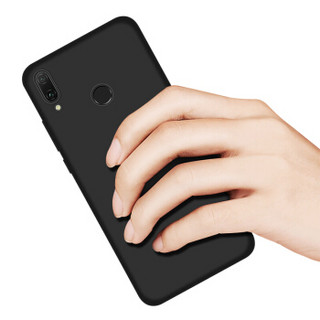 KOLA 华为畅享9 Plus手机壳 微砂硅胶软壳保护套 黑色
