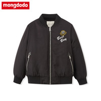巴拉巴拉旗下梦多多（mongdodo）童装男童棉服2018冬季中大童棉服76674181151黑色120