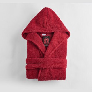 Move 德国进口潮牌浴袍1150克全棉透气吸水纯棉连帽毛巾料家居浴衣男女通用m 红宝石 报价价格评测怎么样 什么值得买