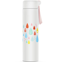 新加坡UNIBOTT优道时尚保温/保冷水杯不锈钢保温杯 男女过滤车载杯子泡花草茶情侣茶杯水杯 花雨360ml