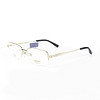 SEIKO精工 眼镜框男款半框纯钛经典系列眼镜架近视配镜光学镜架HT01080 C25 55mm 金色