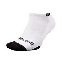 SPALDING 斯伯丁 篮球袜 低帮短筒袜 运动棉袜一双装 40012-05 白色 26-28