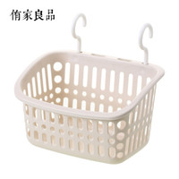 侑家良品 浴室挂篮收纳筐挂墙免打孔宿舍床头收纳篮卫生间厨房挂篮1个装