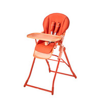 gb好孩子婴幼儿便携式餐椅 可调节可折叠 儿童餐椅 Y290-D003R阳光橙（7个月-36个月）