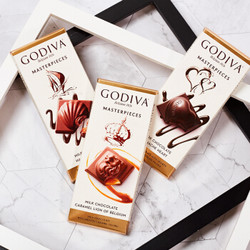 土耳其进口 歌帝梵 (GODIVA) 黑巧巧克力片排块 86g 休闲零食 送女友送妈妈礼物