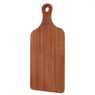 达乐丰 整木菜板 乌檀木整木砧板进口实木菜板面包板水果板宝宝辅食板 家用案板WT012(37*16.5*1.5CM)