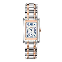 浪琴(Longines)手表 黛绰维纳系列 女士钢带腕表 石英手表 L5.155.5.71.7