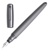 HUGO BOSS 纯粹系列纹理黑铬墨水笔 HSY6032 钢笔 商务送礼 生日礼物 文具 礼品笔