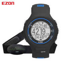 宜准EZON户外智能跑步表运动男GPS心率多功能防水时尚电子手表E1B14