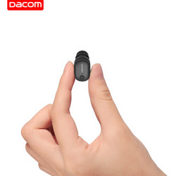 dacom K8i 蓝牙耳机无线迷你超小隐形运动适用于苹果华为小米VIVO/OPPO通用版 黑色