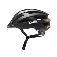 LIVALL力沃  MT1 智能骑行头盔男女自行车电动车平衡滑板车城市通勤灯光警示安全帽 哑黑 L