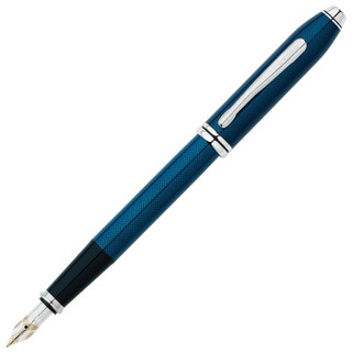 CROSS 高仕 钢笔 TOWNSEND/涛声系列 美国总统笔 高端轻奢签字笔成功典范 蓝珐琅白夹696-1FD