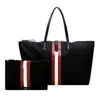 BALLY 巴利 女士黑色托特包子母包 FOLDABLE TOTE00 6222887