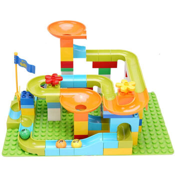 汇高100块 大颗粒 场景搭建滑道积木 *5件