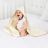 宜贝儿（ebenz）新生儿夹棉抱被婴儿包被 透气保暖婴儿宝宝包巾0-3岁