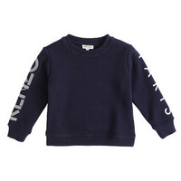 KENZO KIDS 高田贤三 奢侈品童装 男童海军蓝混纺长袖运动衫 KM15728 04 4A