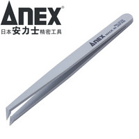 安力士牌（ANEX）进口塑料尖端弯曲型镊子No.232弯头塑料防静电绝缘非磁性镊子