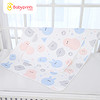 Babyprints婴儿隔尿垫 新生儿防水透气竹纤维护理垫 针织印花 中号1条装