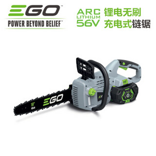 EGO CS1604 56V锂电充电链锯 伐木锯手提小型切割机锯子