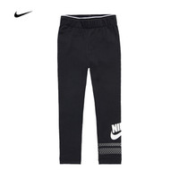 耐克Nike YA女中大儿童运动时尚打底裤新款春秋装潮紧身裤子83312LE218 正黑色 3T