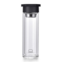 LOCK&LOCK 乐扣乐扣 LLG655GRY-PR 耐热玻璃杯 350ml