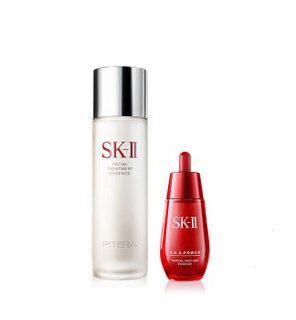 SK-II 护肤套装化妆品礼盒 （神仙水230ml+小红瓶30ml）