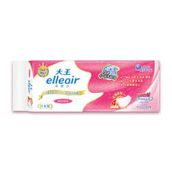 大王 GOO.N  elleair  大王爱璐儿 柔软家用卷筒卫生纸柔软亲肤型10卷 可溶解厕纸 *4件