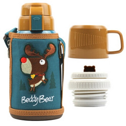 BeddyBear 杯具熊 儿童不锈钢保温杯 棕色 600ml +凑单品