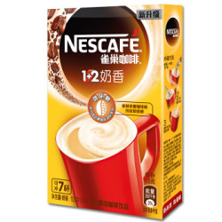 雀巢（Nestle）咖啡1+2奶香速溶咖啡饮品7条105g 奶香7条 *2件
