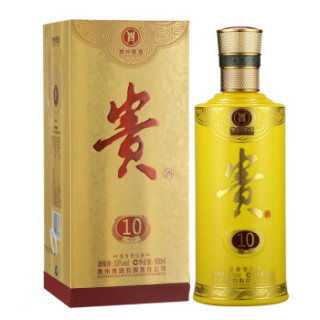 贵 年份系列 贵10 53度 酱香型白酒  500ml 单瓶装