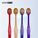 惠百施（EBISU）日本进口8列65孔宽头牙刷洁齿护龈家庭组合装 成人软毛牙刷4支装 *2件