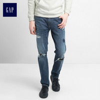 Gap旗舰店 男装 男装男士牛仔裤水洗做旧长裤 935956  31X30