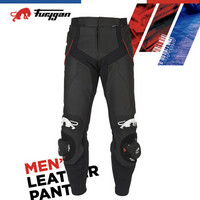 Furygan RAPTOR PANT（猛禽）法国进口 运动摩托机车赛车骑行皮裤 竞赛级牛皮 D3O护具 白字 36