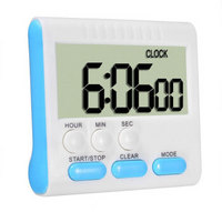 焙印 多功能厨房定时器时钟秒表倒计时器学生计时器提醒器电子计时器 蓝色
