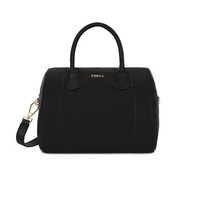 FURLA 芙拉 ALBA系列 女士 牛皮革 黑色 S号 手提斜挎单肩包 984381 黑色