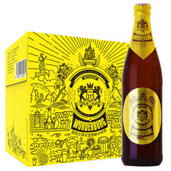 德国沃德古堡1906wurderburg 小麦精酿白啤酒500mL*12瓶国产整箱装原浆浑浊型 *3件