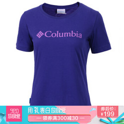 哥伦比亚（Columbia）T恤 女士野外探索系列经典Logo圆领短袖吸湿舒适 PL1994   468 M *3件