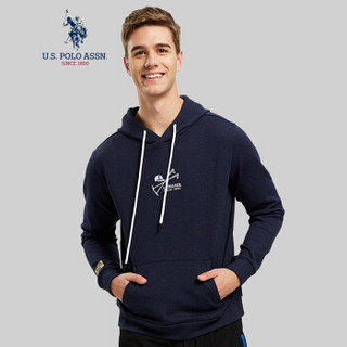 U.S. POLO ASSN. 美国马球协会 棉质时尚印花连帽卫衣  P06630068