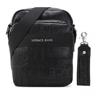 VERSACE 范思哲 奢侈品 男士黑色聚酯纤维斜挎包 E1YSBB21 70723 899