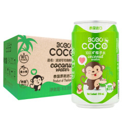 MAHATONG 波波可可天然NFC新鲜椰青椰子水310ml*6瓶 *4件 +凑单品