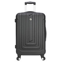 UTC 行家 拉杆箱男女商务休闲24英寸万向轮ABS行李箱旅行箱密码箱 黑色