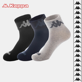 京东PLUS会员：kappa 卡帕 KP8W15 男士袜子 3双装 