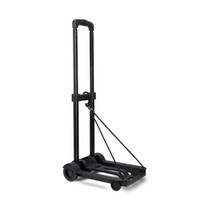 pack all 折叠式便携行李车家用拖车小推车拉货购物车手拉车承重30KG 黑色