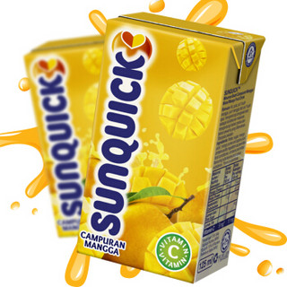 新的（SUNQUICK）芒果 水果饮料 125mL*24盒 整箱