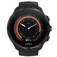 颂拓 SUUNTO 手表 颂拓9 智能运动腕表 防水彩屏触控GPS导航光电心率手表 全黑 SS050254000