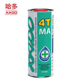 XADO 哈多 四冲程摩托车全合成机油 10W-40 SM级 MA 1L 民赛通用